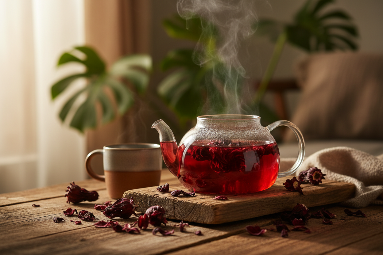 Complete Guide to Hibiscus Flower Tea: Beauty, Wellness & Brewing